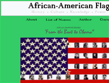 Tablet Screenshot of african-americanflag.com